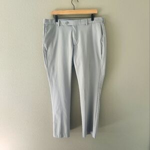 Peter Millar Pants Size 36/30 Crown Crafted Performance Trouser Gray Golf Slacks